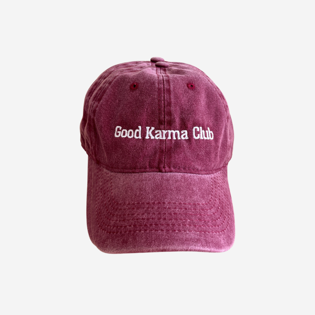 Red Good Karma Club Cap