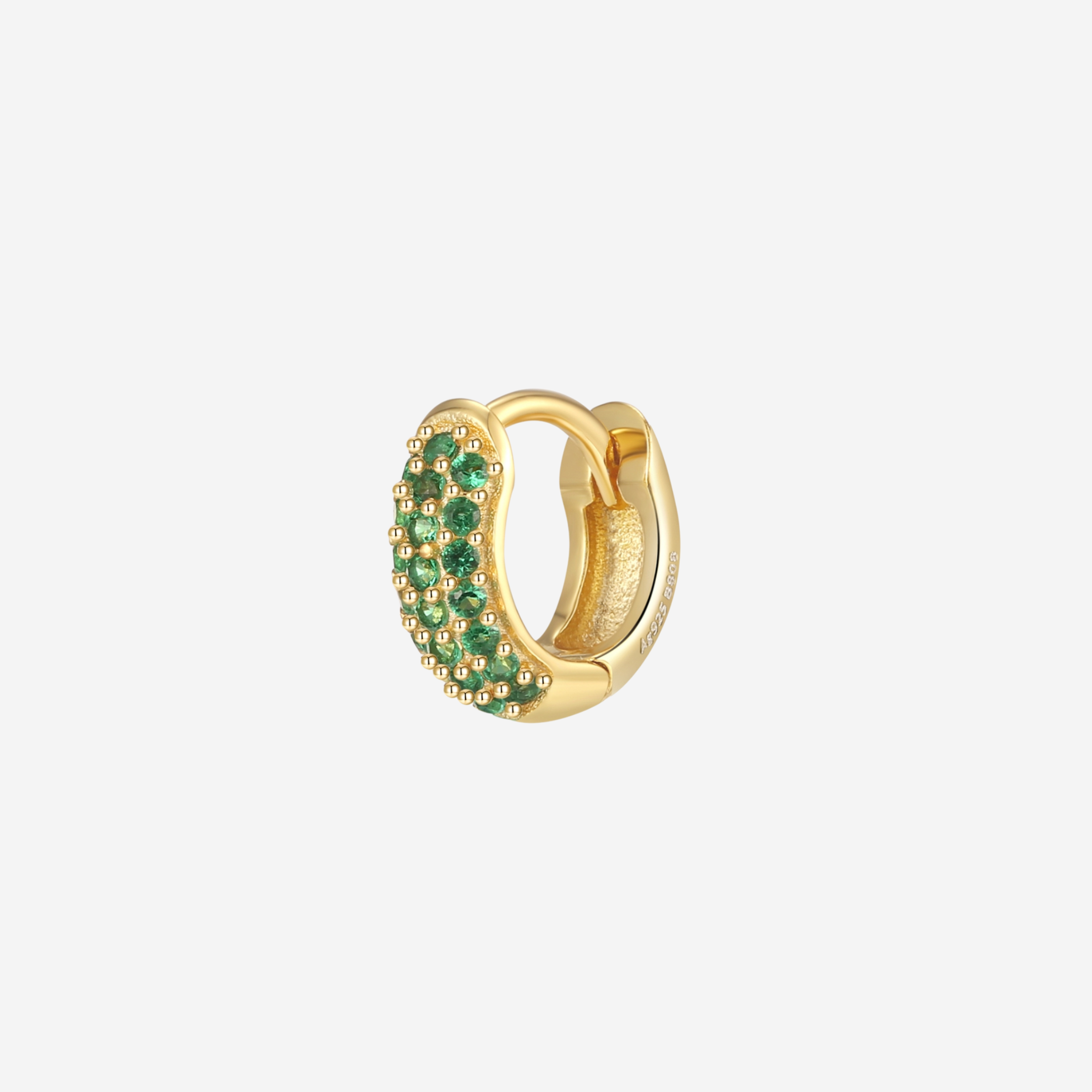 Green Glace Hoop